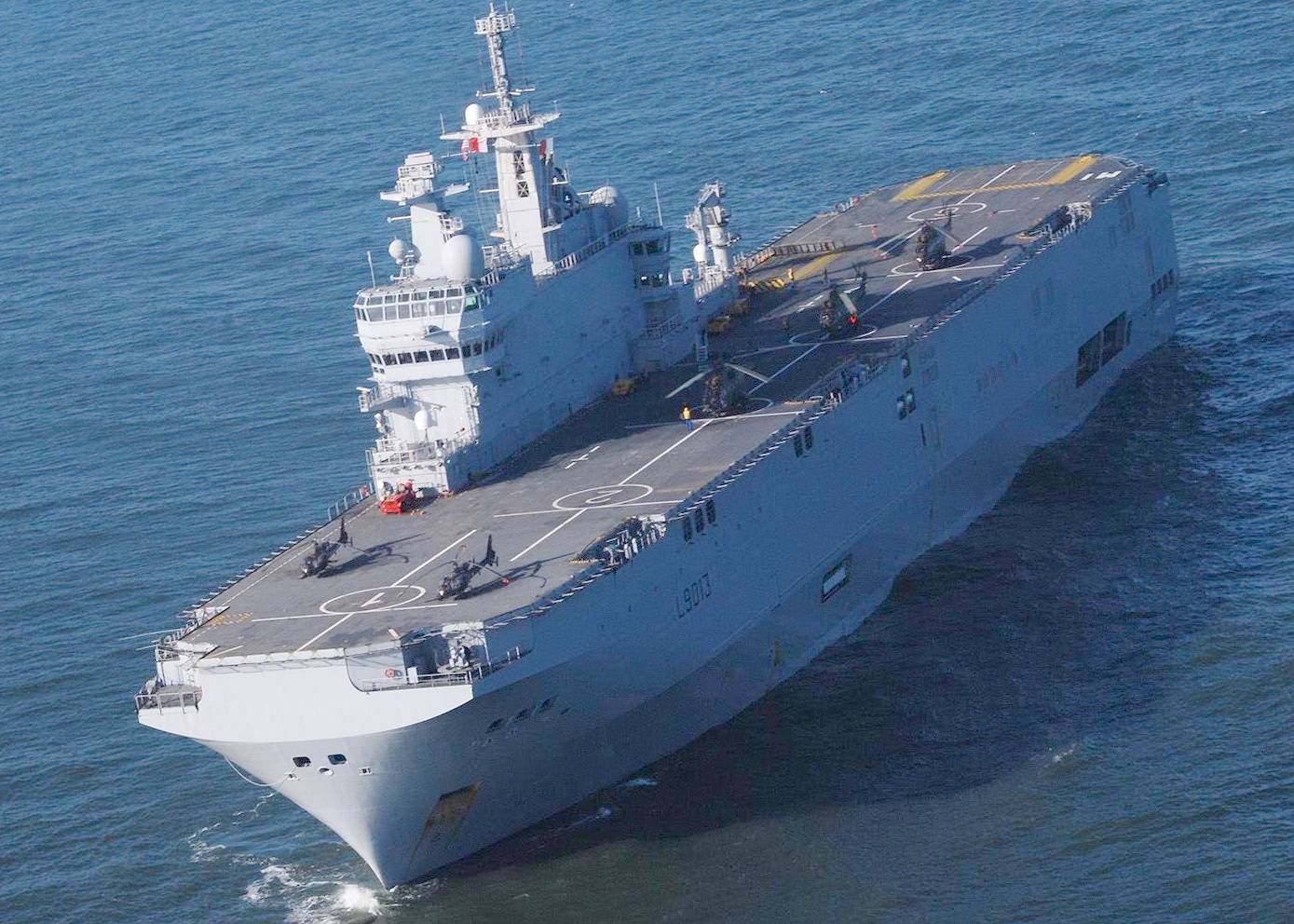 欧洲最强攻击舰反观世界现役的两栖攻击舰中法国西北风级有何实力