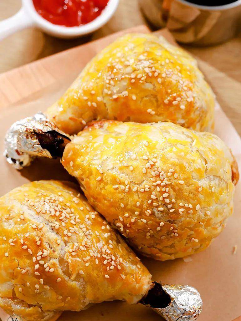 原创排队都买不到的鸡腿包想不到在家做这么简单