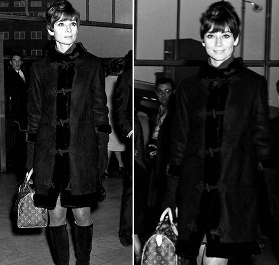 lv speedy25又因为是为奥黛丽赫本量身打造的,颇有前两天提到的hermes