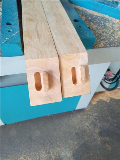 开榫机 榫头机操作视频_卯榫_加工_调整