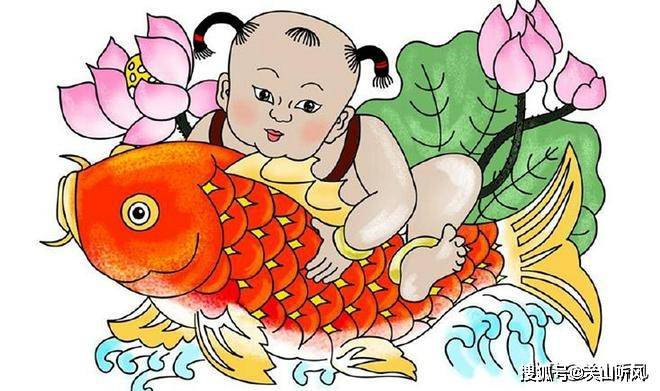 求婚為什麼送鯉魚,有何文化淵源?_寓意_年畫上_孔子