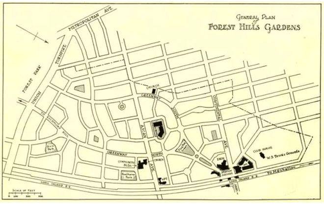 美国规划师佩里(clarence perry)提出了一项城市规划概念「邻里单位