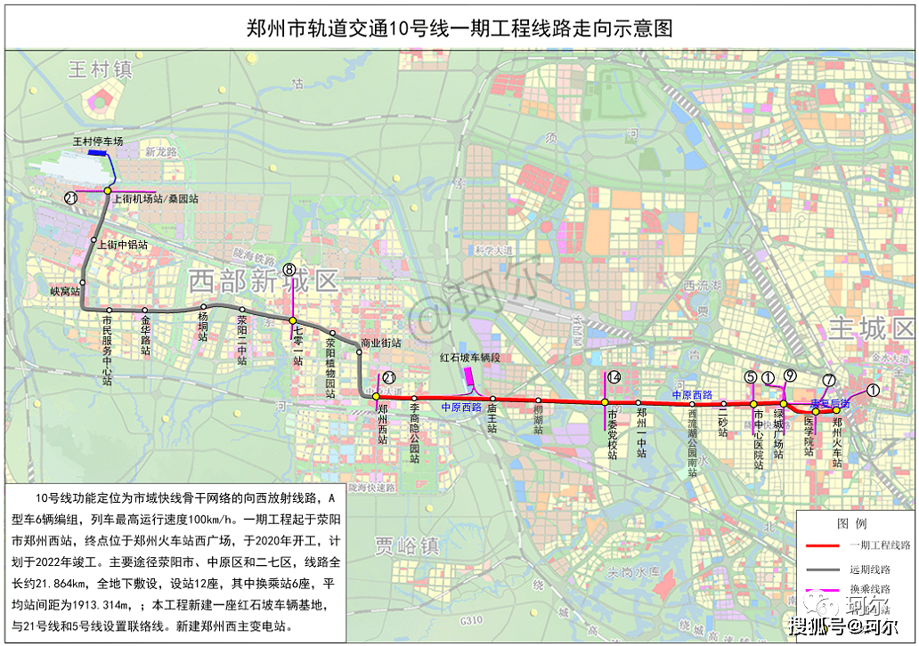 鄭州地鐵10號線明年7月份通車將成定局四期軌道交通將啟動佈局暢想圖