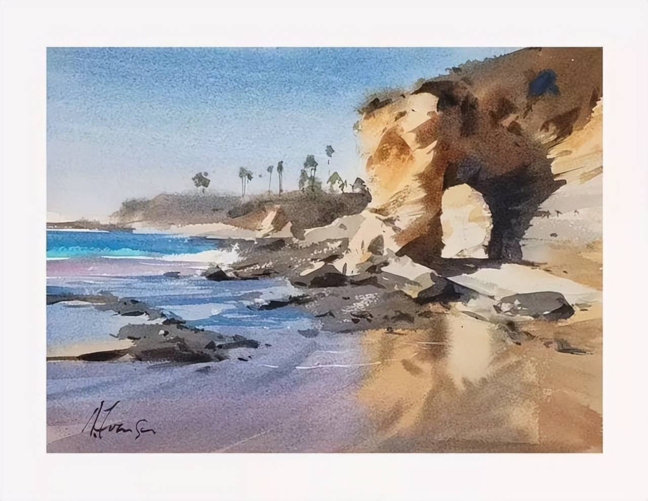 andy evansen(安迪)的水彩作品简约,明快,大气,非常有味道_美国_国际