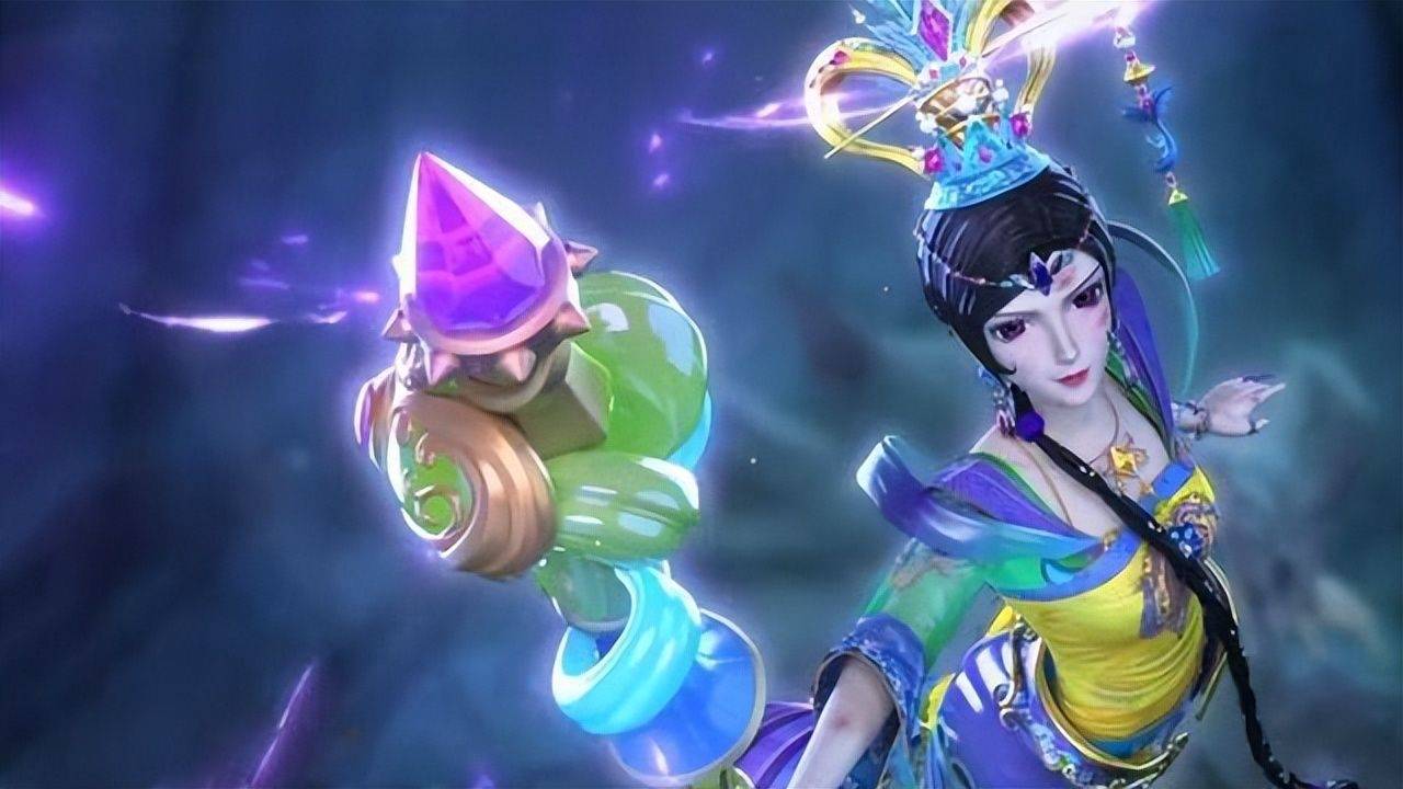 曼多拉的法杖越来越霸气了,灵公主的武器升级后却变丑了_王子_仙子_辛