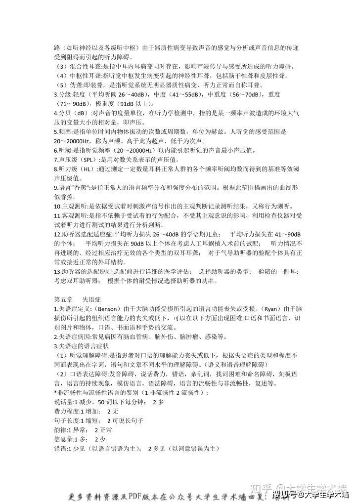 语言治疗学期期末考试复习资料pdf：精华知识笔记+思维导图+考试题库及答案