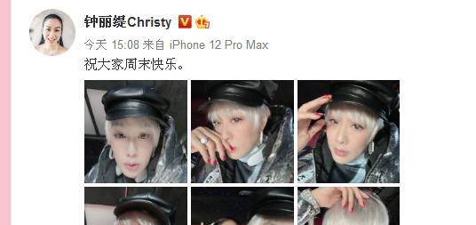 钟丽缇：一夜变白头，全新超短发型和之前判若两人宛如18岁美少女