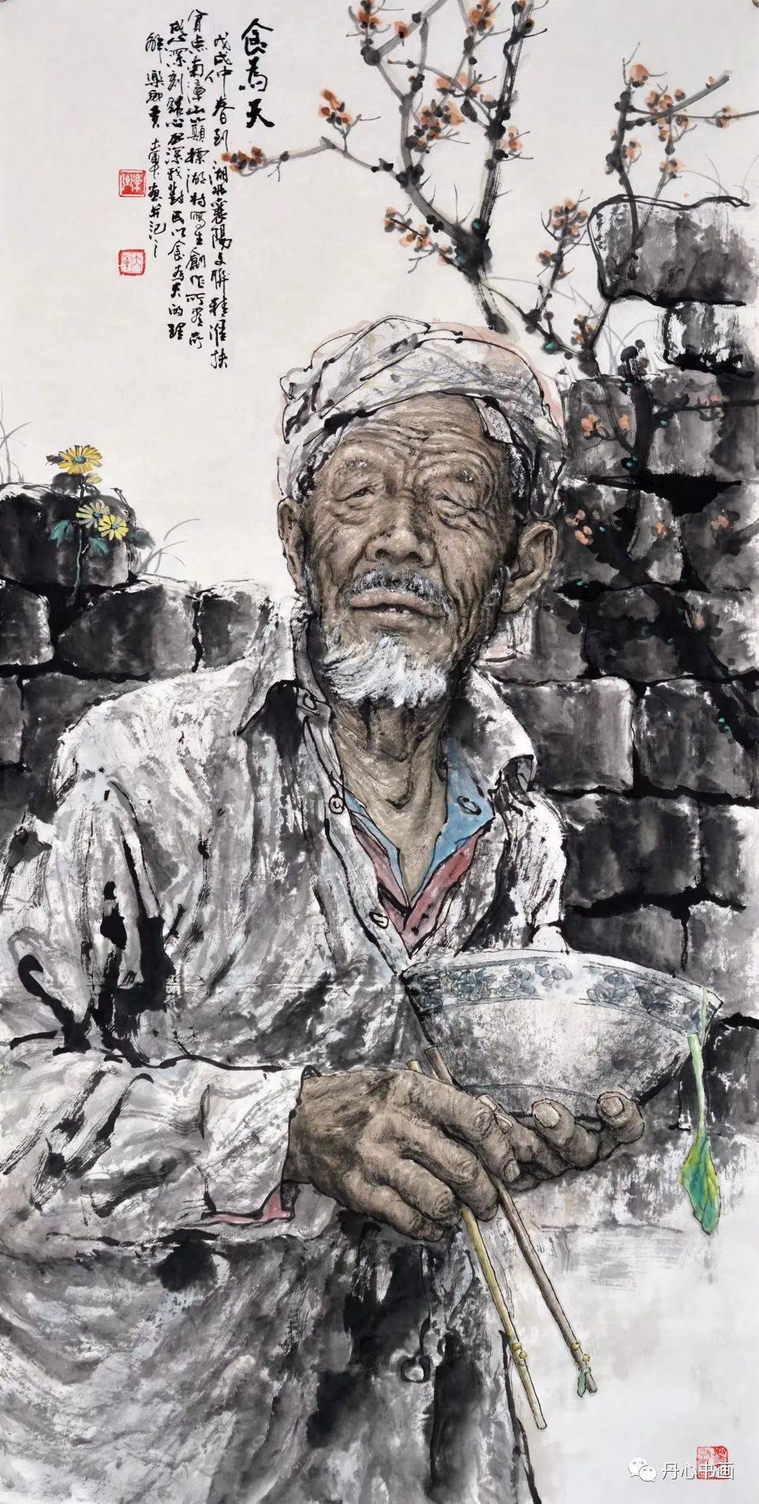 生动传神,婉转朴实|人物画家黄大军_国画_襄阳_作品