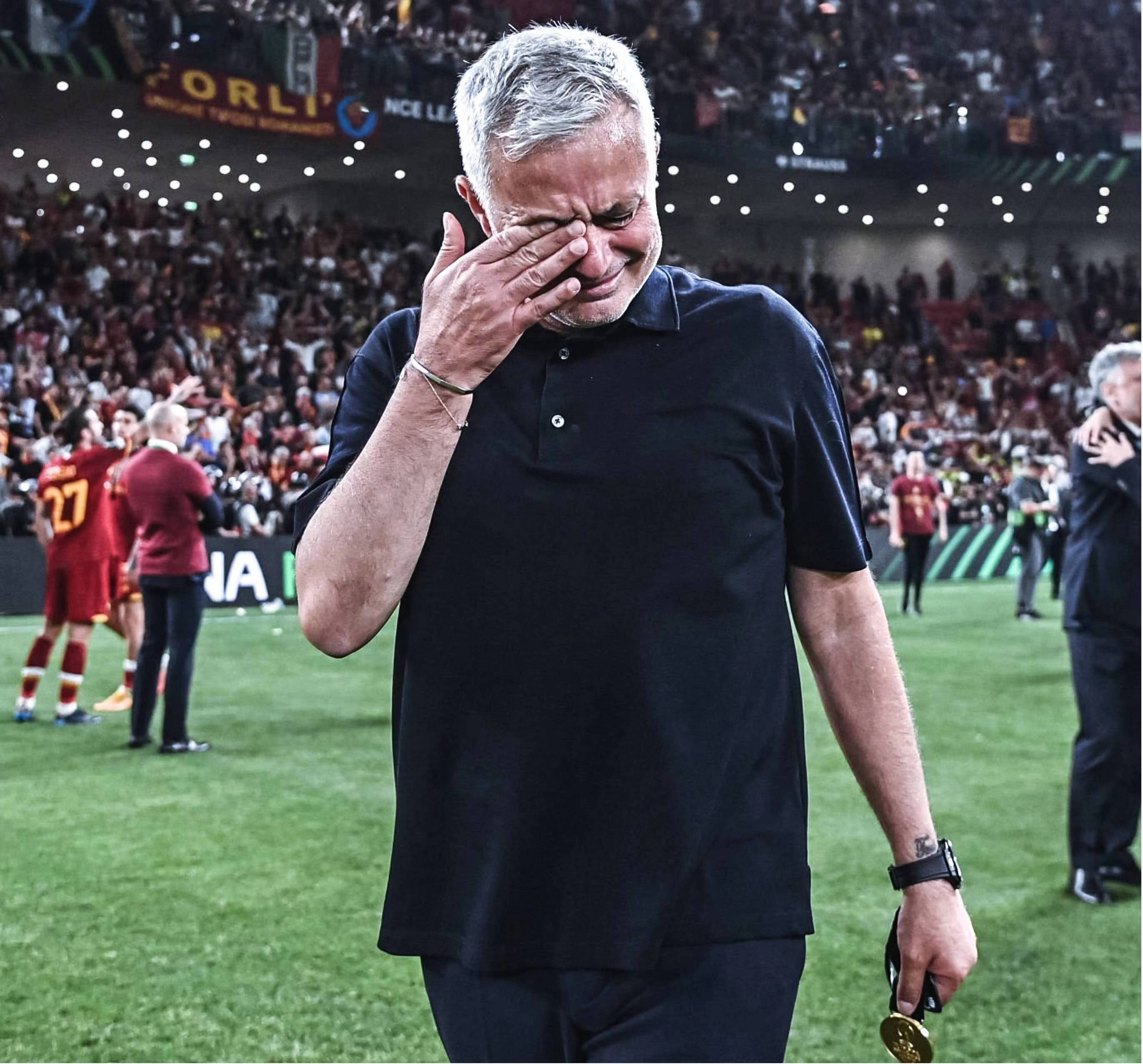 原创欧协联罗马夺冠穆里尼奥喜极而泣从曼联到热刺他经历了什么