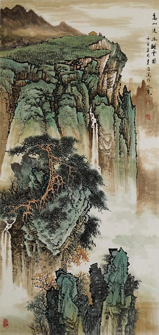 当代实力派画家胥建设山水画作品欣赏