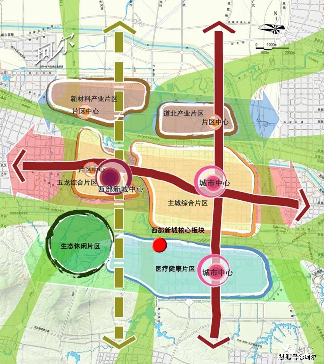 重点来了郑州西部新城核心板块再次启动控制性详细规划修编