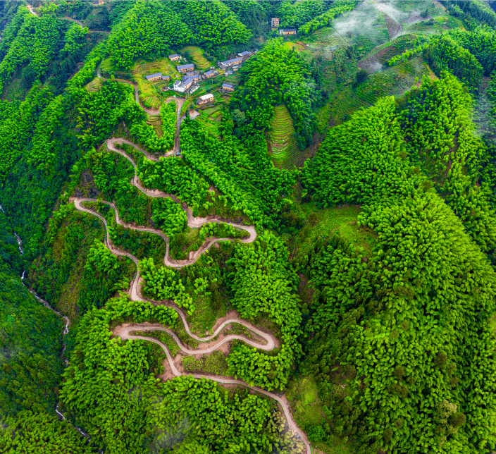 行徽州天路赏璜尖美景品云端尖货