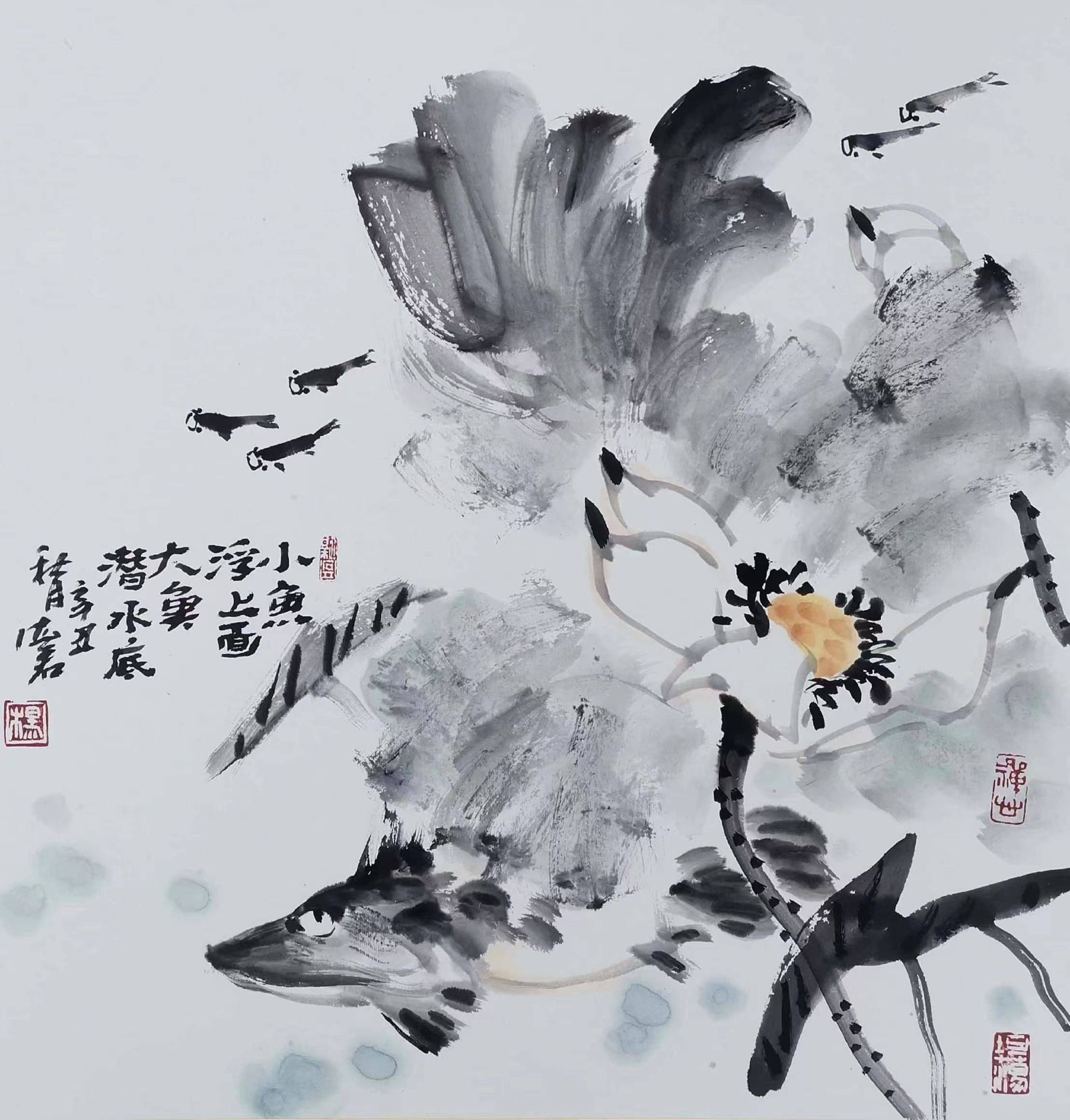 气韵天成,杨海君国画作品欣赏