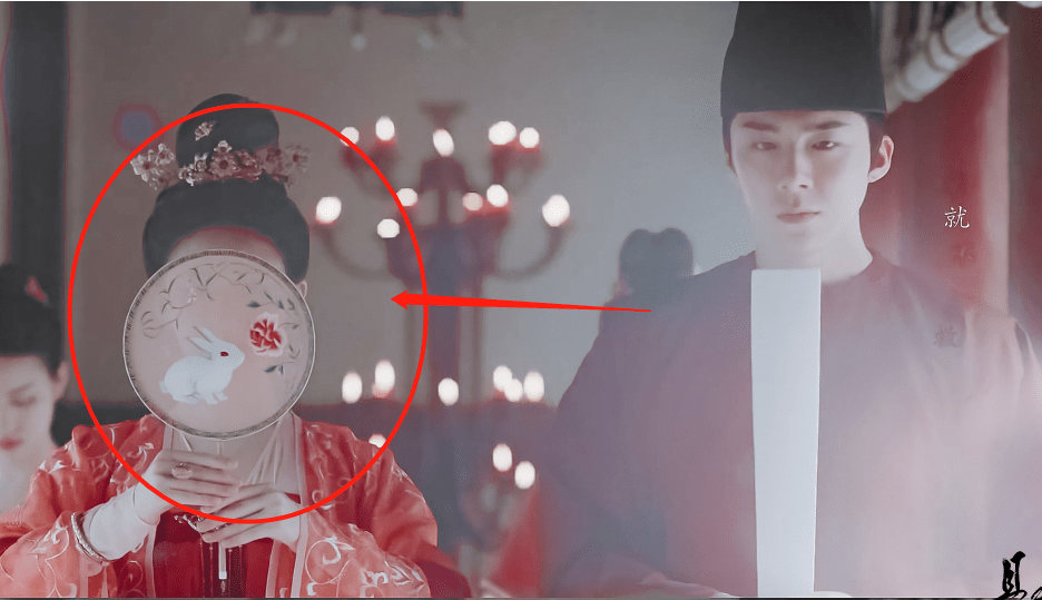 原创长歌行乐嫣皓都大婚赵露思美到众人团扇绣的兔子才是焦点