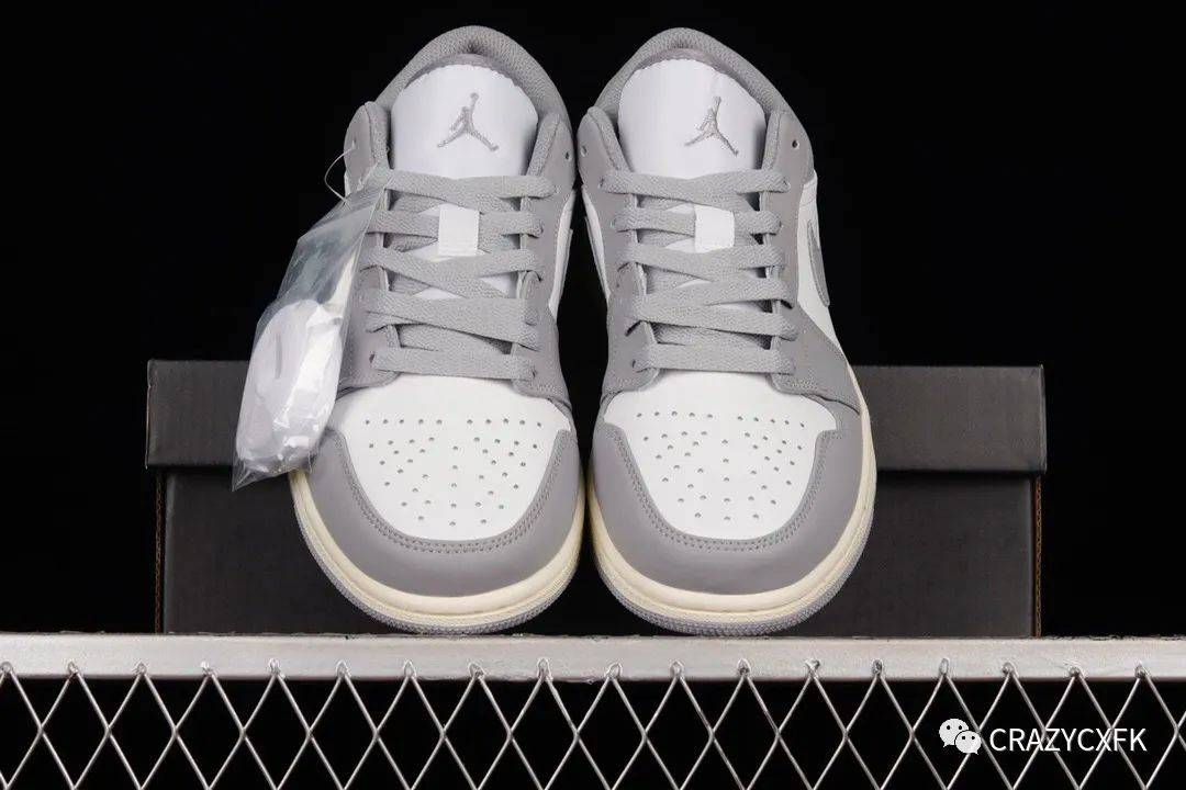 乔丹airjordan1lowvintagegreyaj白灰低帮运动鞋
