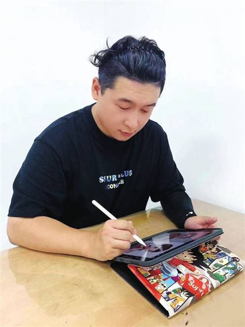 原创这才是朝气蓬勃的中国少年苏州画师魏海涛重绘人教版插图引千万