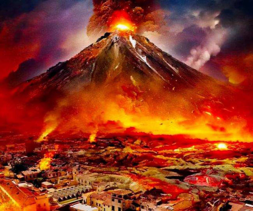 火山毁灭城市的瞬间多可怕?遇难者脑浆沸腾头骨爆炸,组织玻璃化