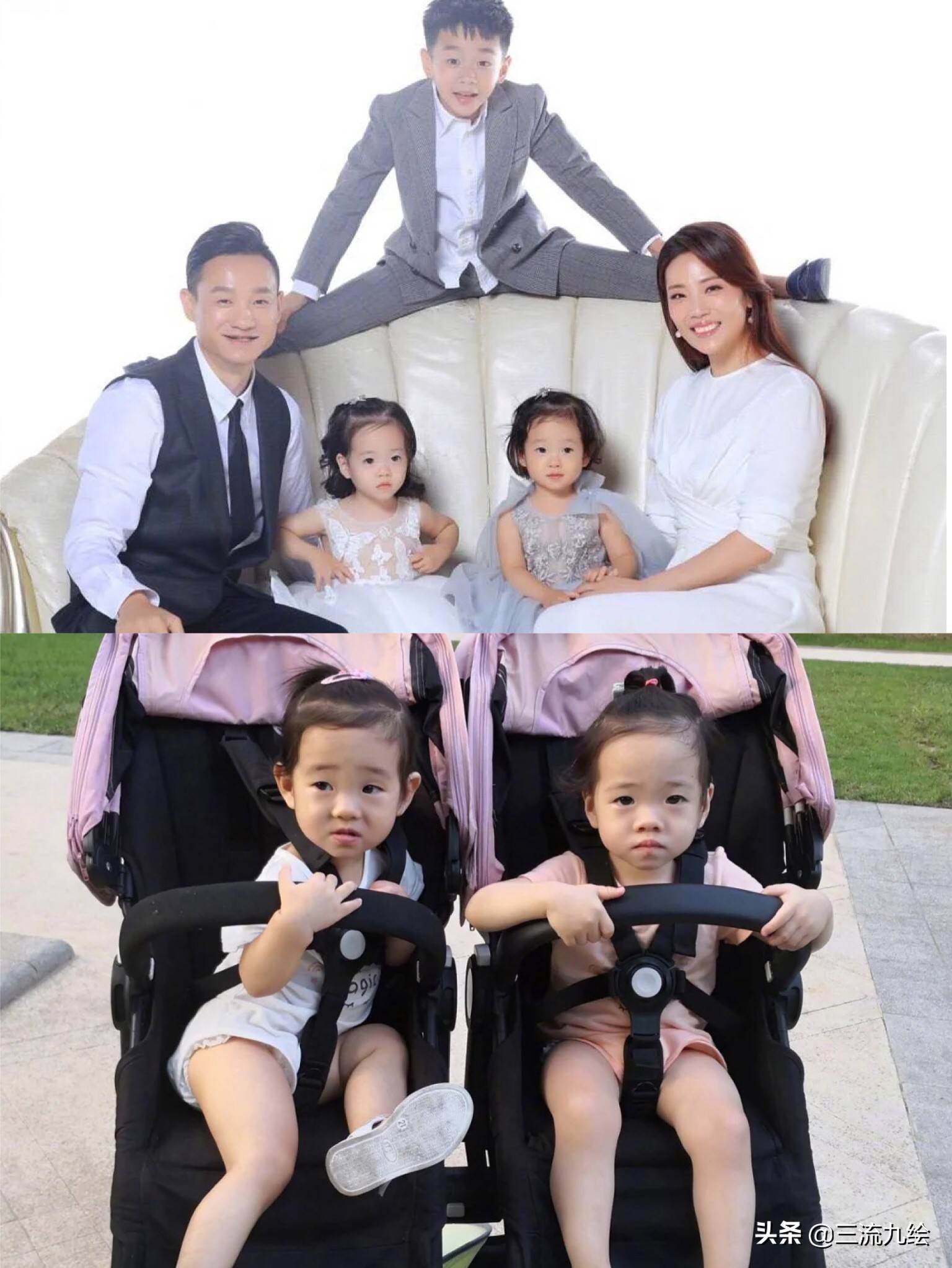 老婆陈若仪31岁时又生下了一对双胞胎男孩张雨绮与相识70天的袁巴元