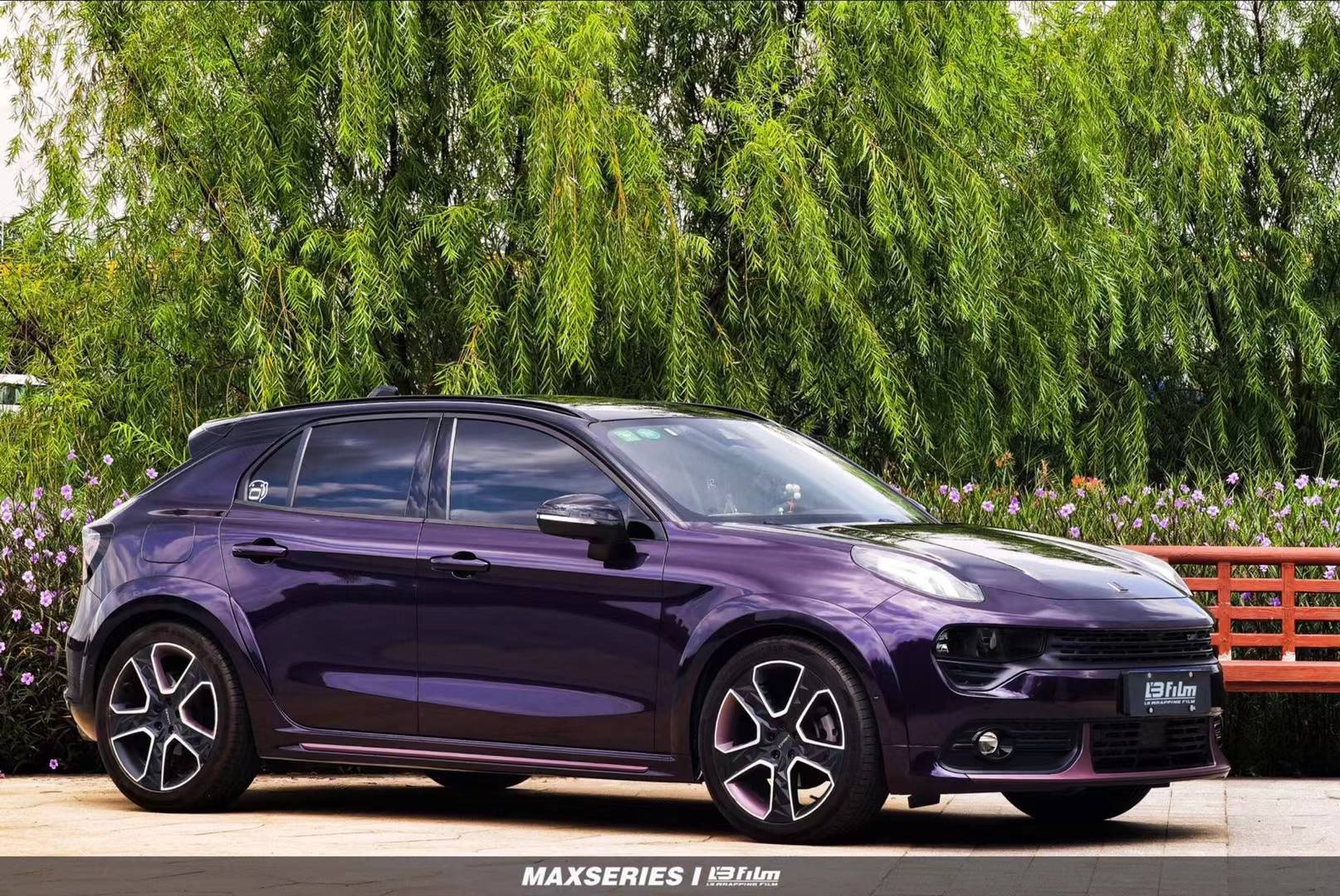 领克02lbfilm改色膜厄瑞玻斯紫