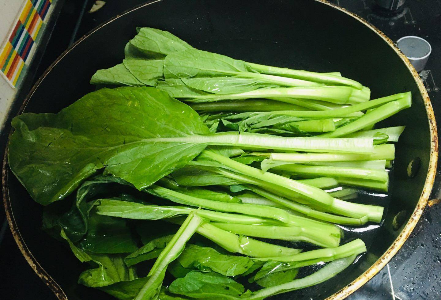 大鱼大肉必搭配此菜,绿色蔬菜,素炒菜心,清爽可口,简单易操作_白露_节