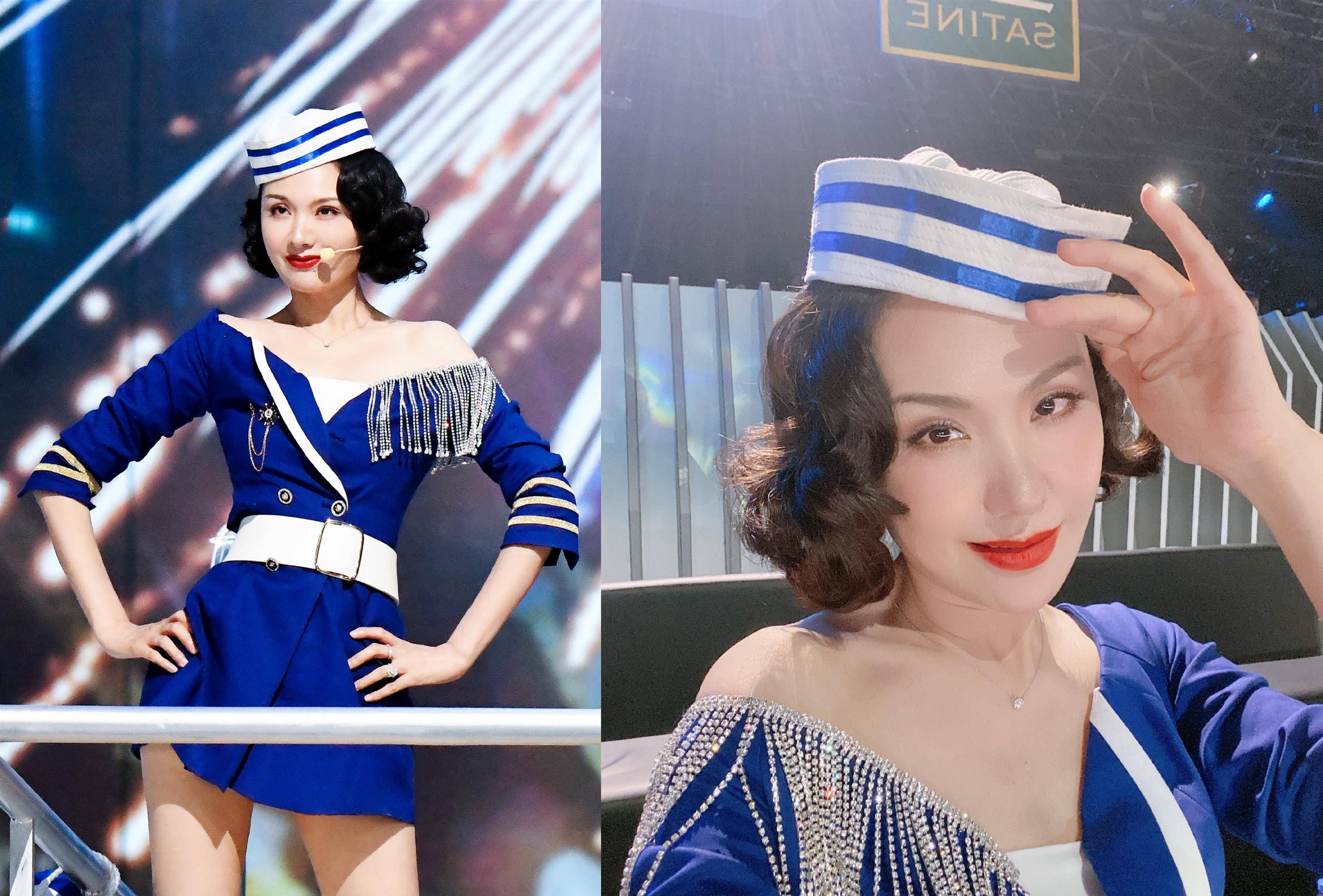 程莉莎穿旗袍的样子真美,一颦一笑满眼气质,看着真不像43岁的人_时尚