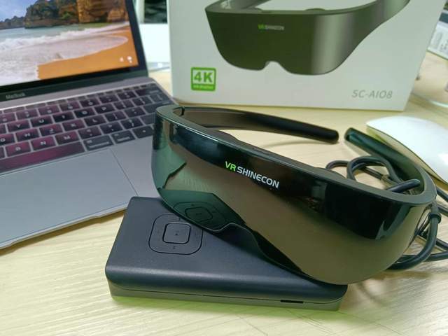 千幻魔镜sc-aio8 xr智能眼镜,一款具有在20米处75°视场角观看