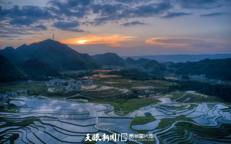 贵州龙里大新村梯田图片