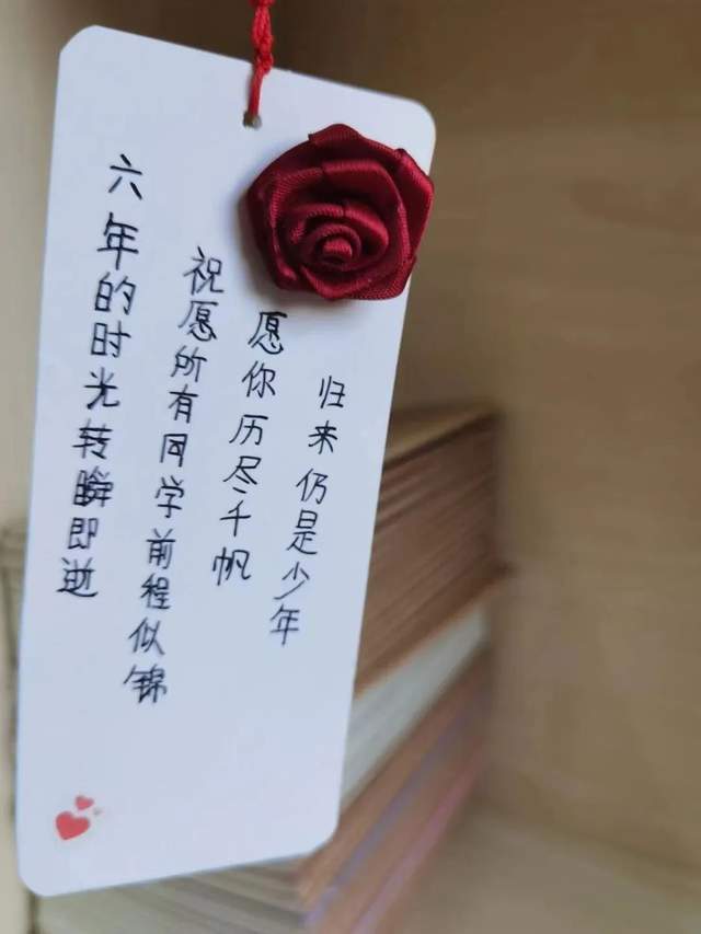 石家庄市神兴小学"毕业课程"系列活动之手绘书签_校园_梦想_书香