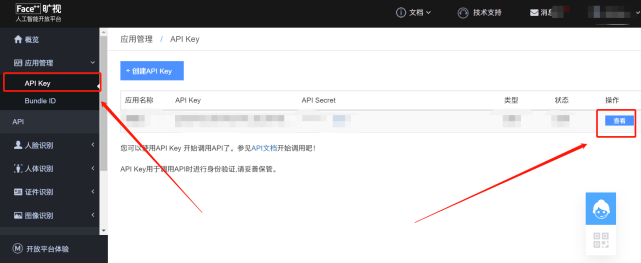 Face++API授权文档与无代码连接方式