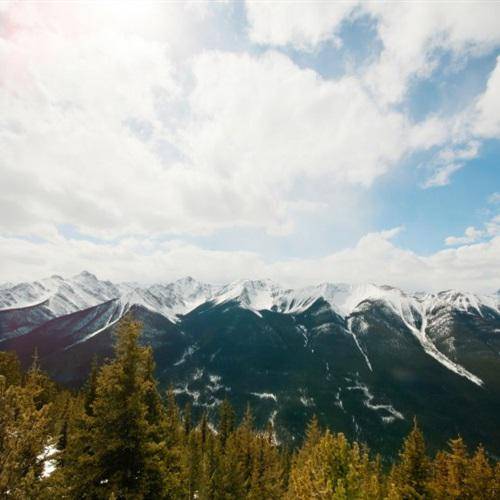 山水风景微信头像山浪峰涛层层叠叠