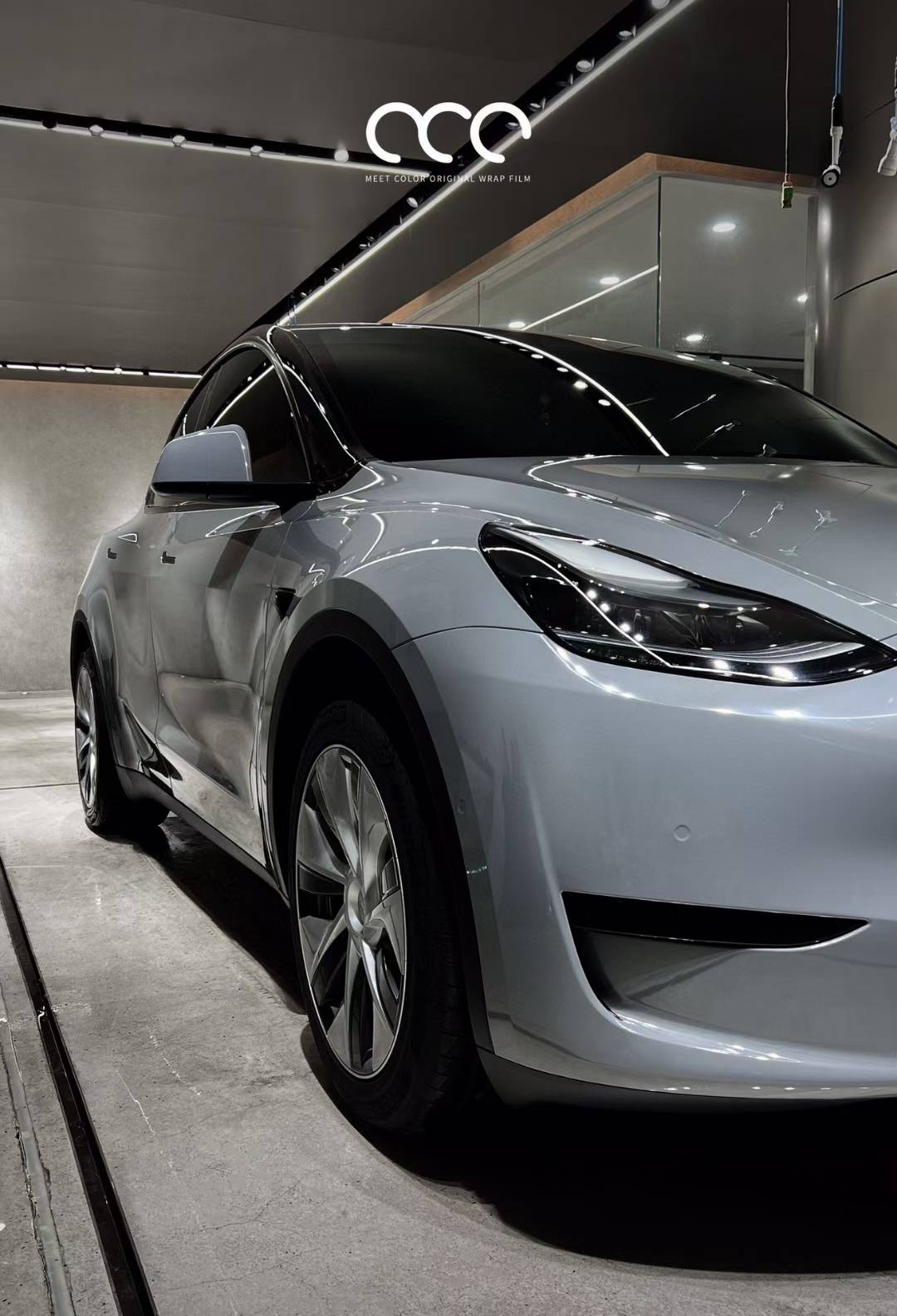 漫彩-特斯拉model y改色膜超亮pet纳多灰_nando_gray_bright