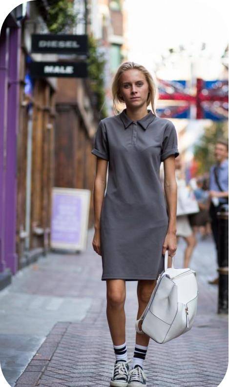 原创时尚裙快走开瞧潮人都在穿的polo裙轻松凹出俏皮学院风