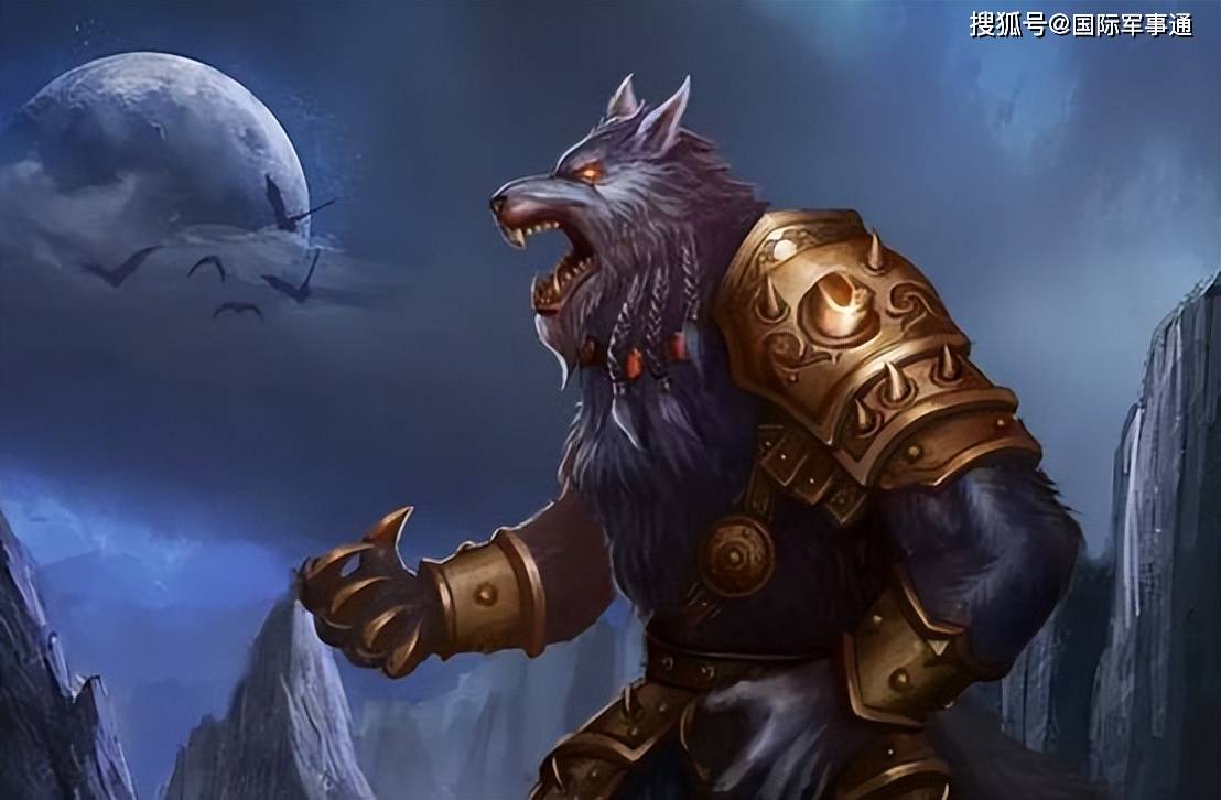 人是一样的,但是,伴随着月圆之夜的到来,就会变身,成为半人半狼的模样