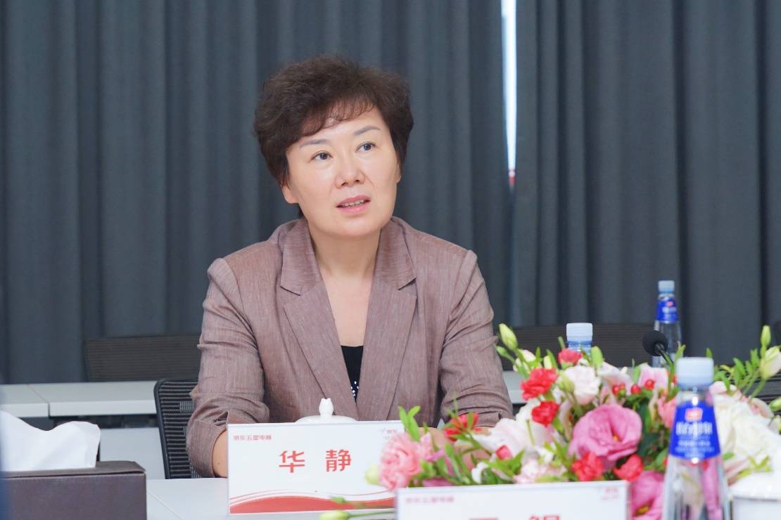 南京市委常委统战部华静部长一行莅临京东五星电器调研视察