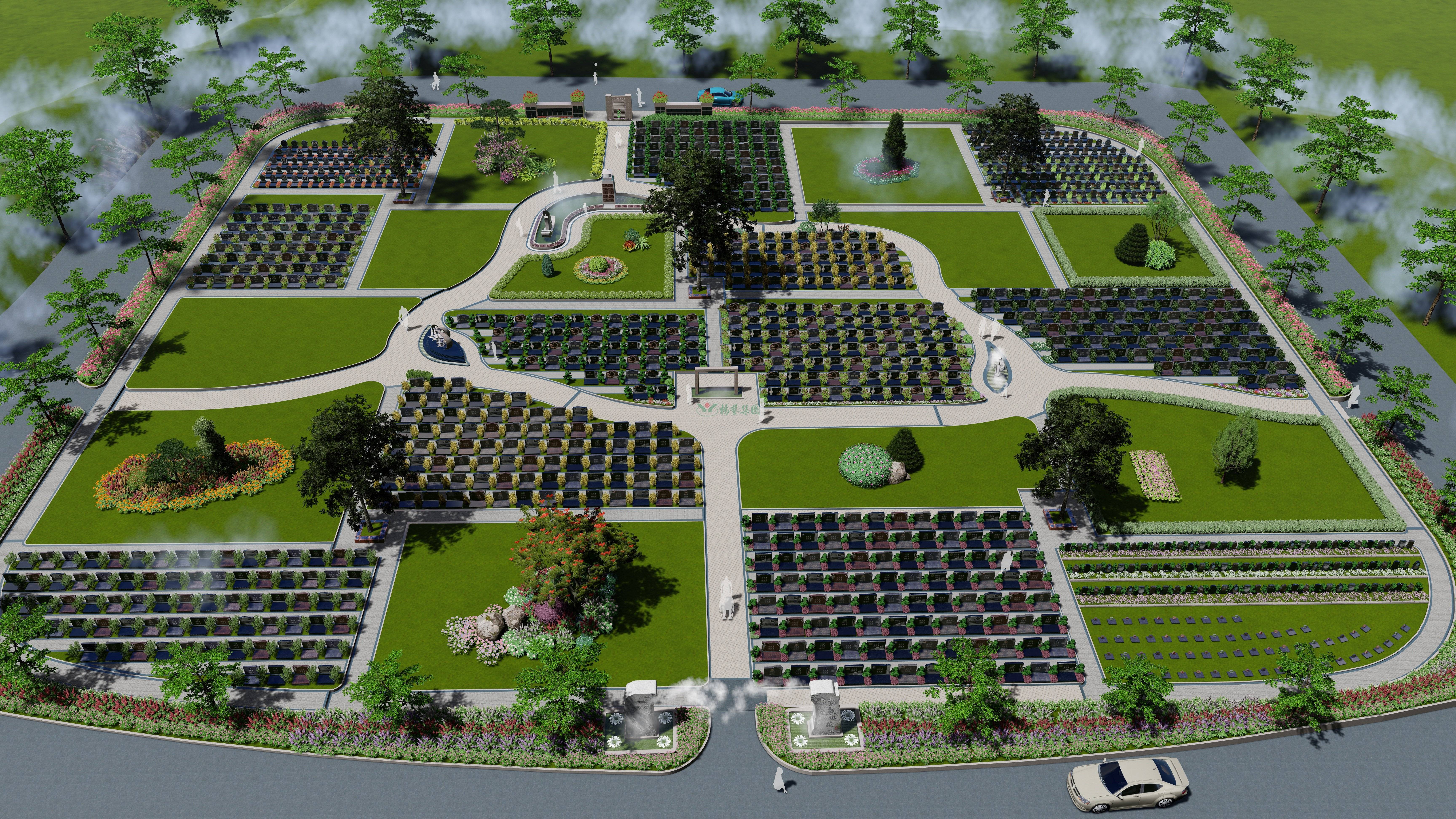 威海市金山墓园鱼水苑厚植生态底色构筑绿色屏障