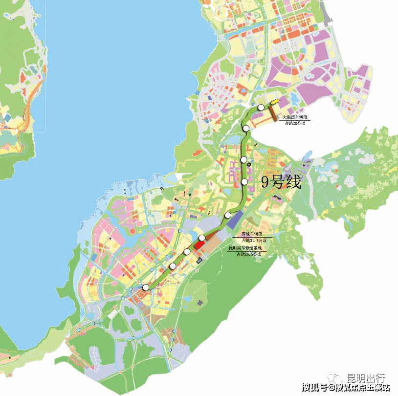 昆明地铁9号线 站点图片