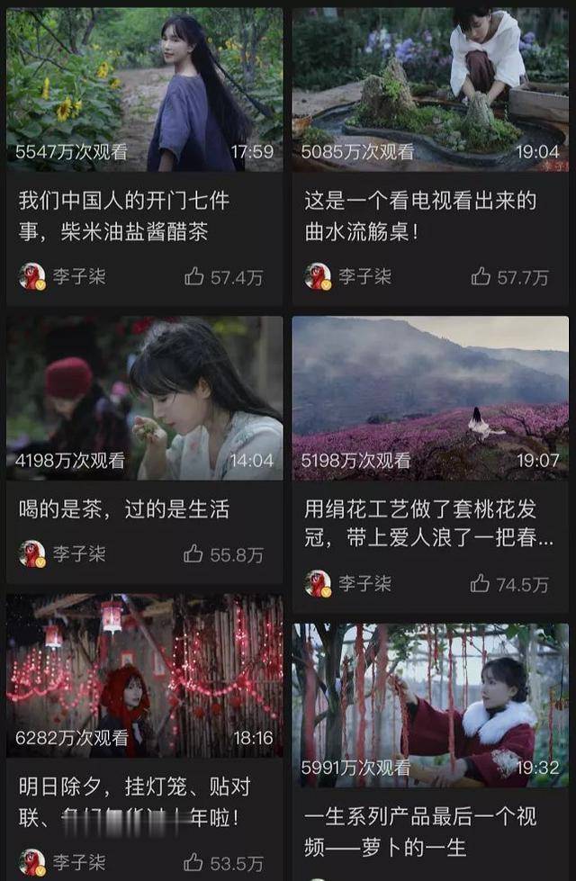原创当李子柒与微念分道而行谁成就了她谁能复制她