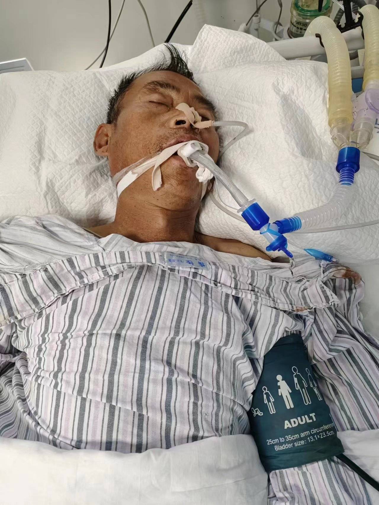 单亲家庭顶梁柱父亲罗云海不幸突发脑干出血儿子无助含泪求助