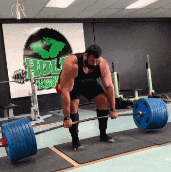 新西兰大力士硬拉380公斤深蹲350公斤能扛着小汽车训练