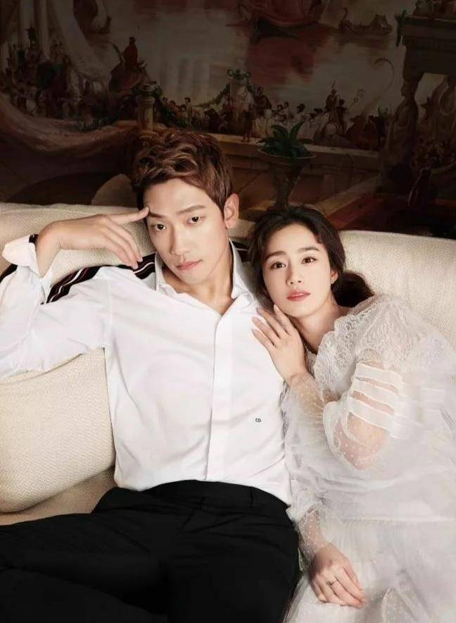 rain与妻子金泰希婚后首次合体,俊男美女拍摄策划大片,十分养眼_白色