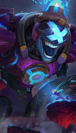 英雄联盟辅助火男有多强势二级开始不让对面射手碰兵线