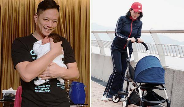 原创胡杏儿与老公加拿大度假产后两个月在瀑布前淋水乐开了花