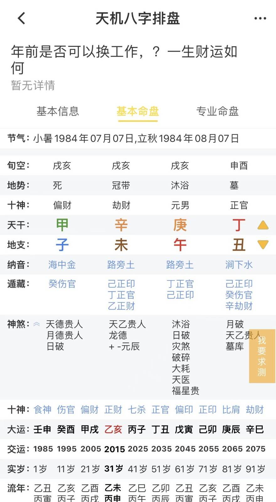 準確的八字斷卦案例簡單學斷八字天機八字案例庫