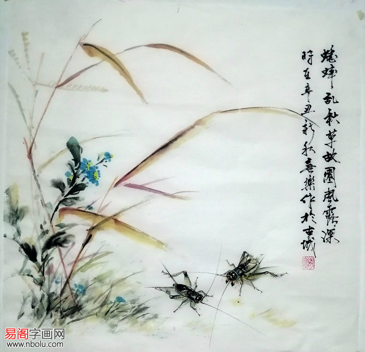 王雪涛再传弟子舒喜乐的蟋蟀堪称一绝