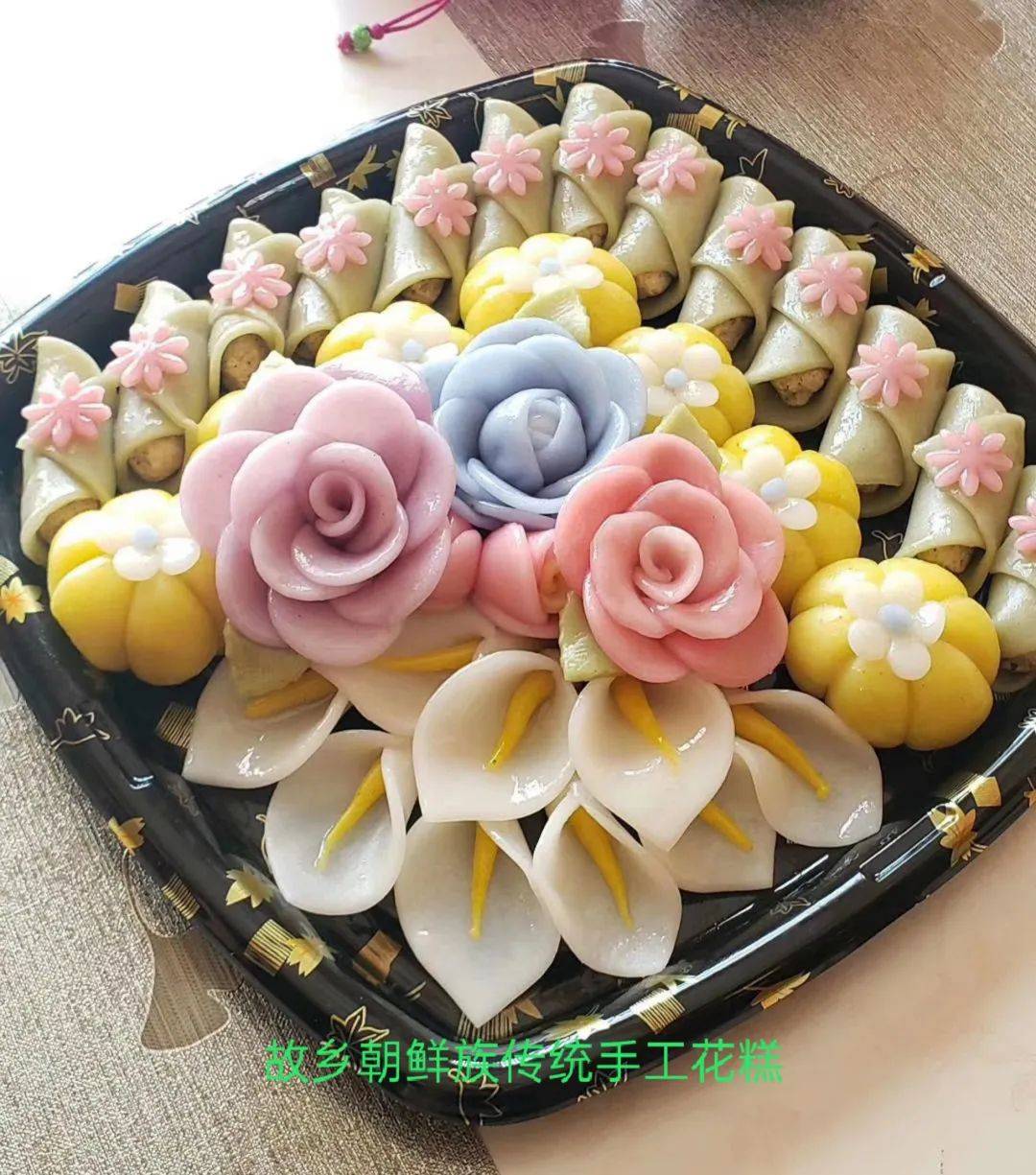 敦化优质地产品故乡朝鲜族传统手工花糕