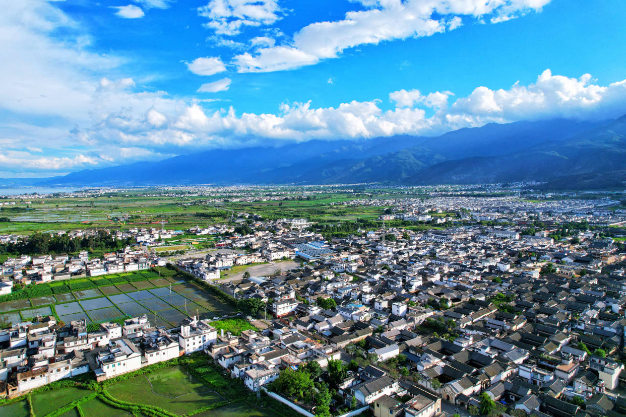 原创大理洱海边的千年古镇白族聚居地民风淳朴风景宛若童话王国