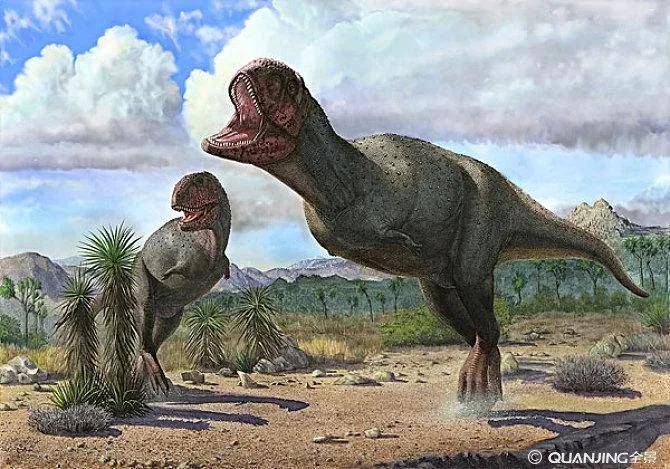 原创密林龙茂密森林中的蜥蜴体长9米的巴西大型恐龙