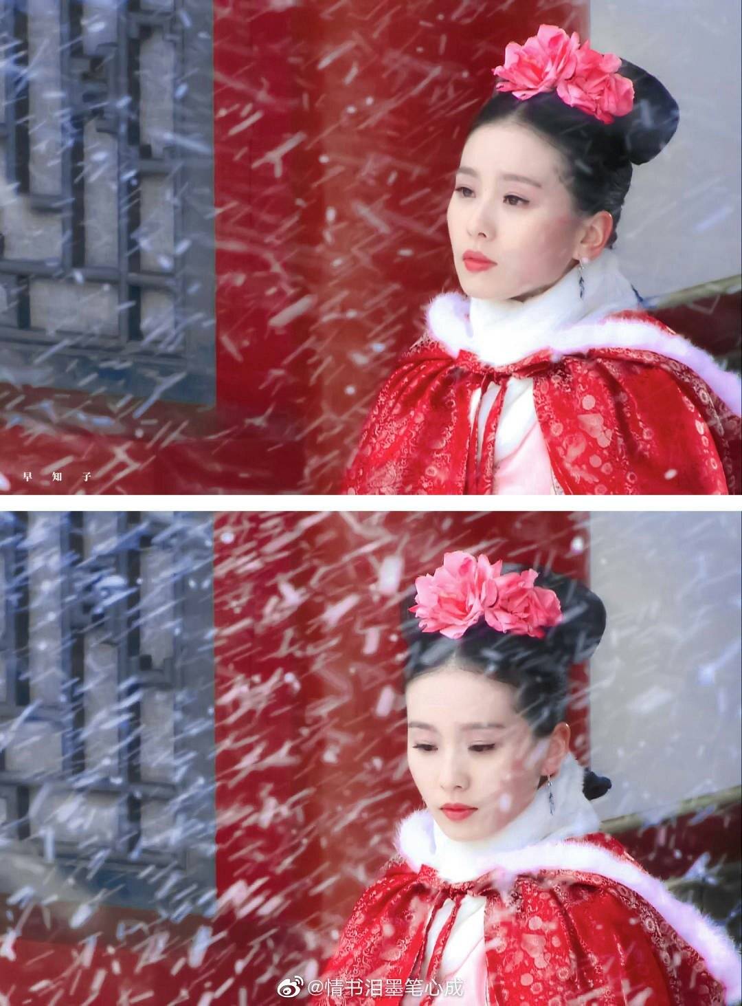 所以很多人在初雪的时候,总是想起若曦,想起步步惊心,想起
