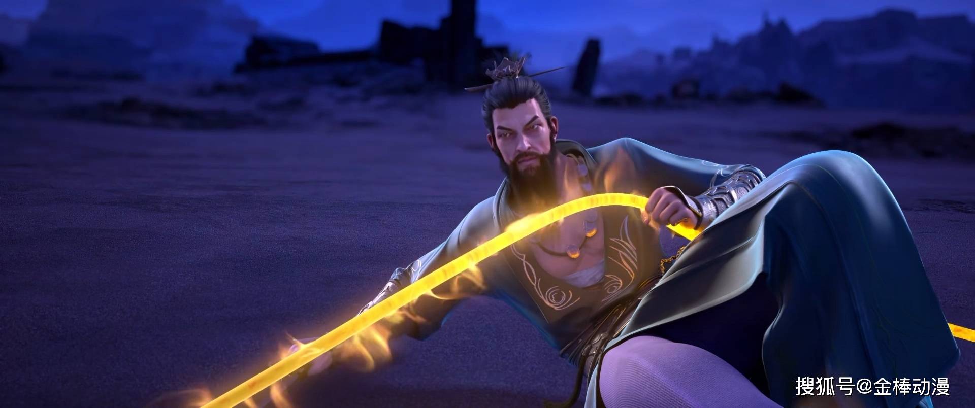 武动乾坤:大荒宗的意念附着在林动的雷弓黑箭上