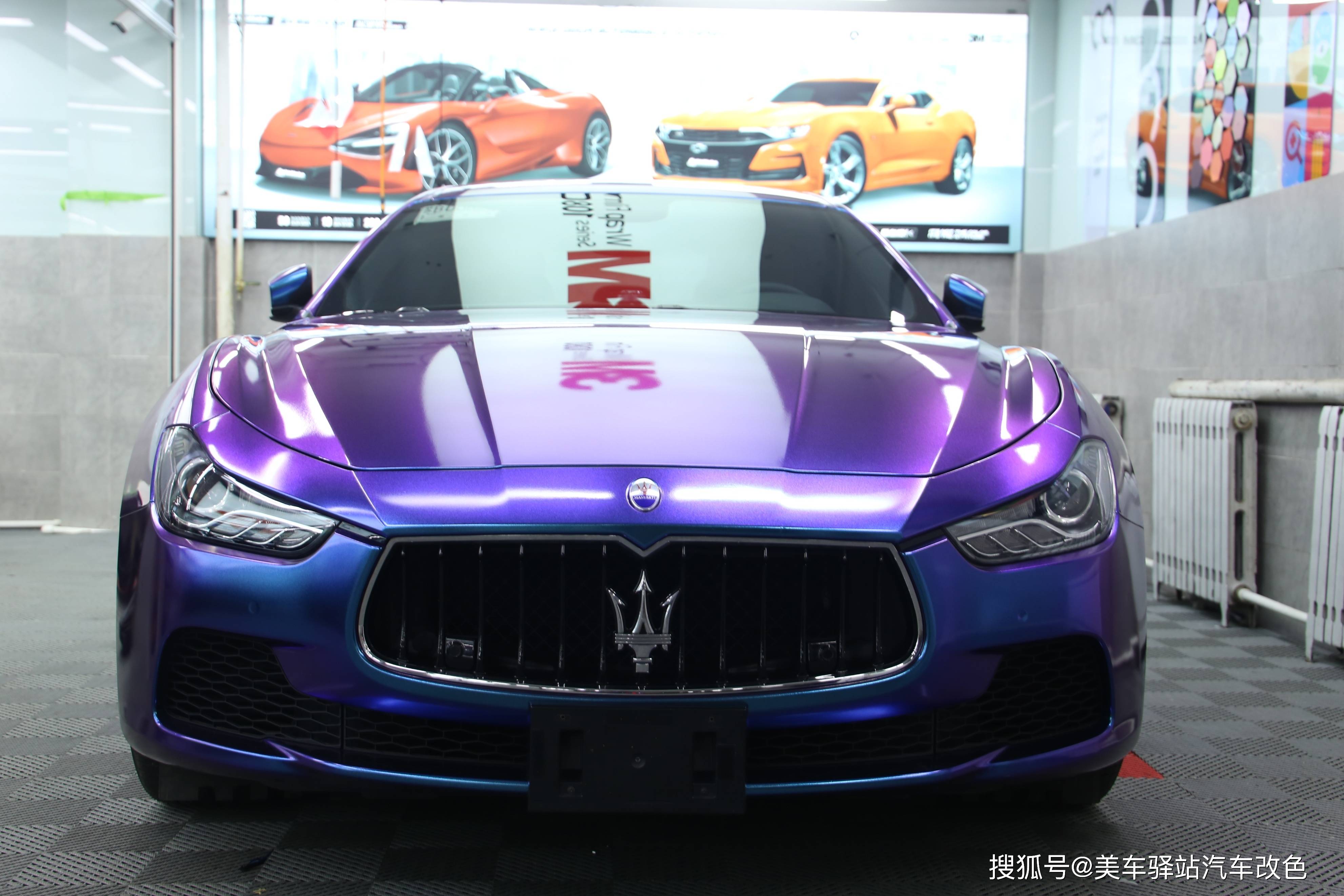 沈阳玛莎拉蒂吉博力星空顶流星升级,把浪漫装进车里!